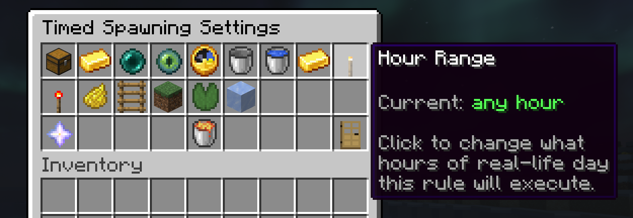 Spawn Rule Conditions