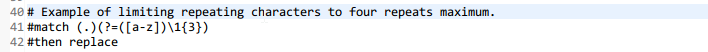 Chat rule screenshot
