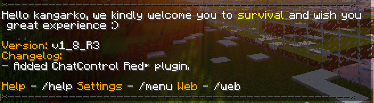 Newcomer MOTD configuration